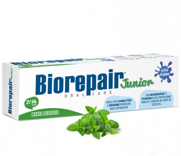 Biorepair Junior Mint - Детская зубная паста с экстрактом мяты 7-14лет (75мл)