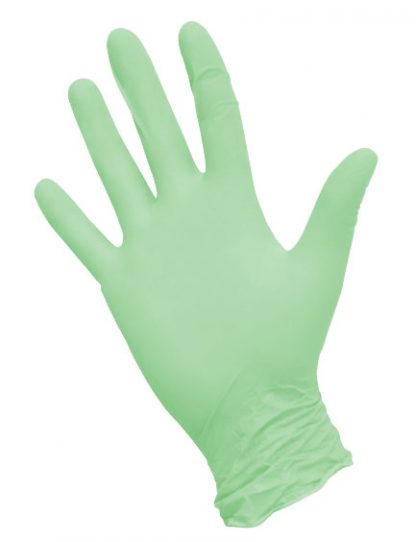 Перчатки нитриловые диагностические зелёные NitriMAX