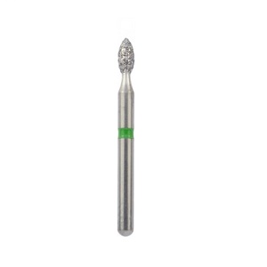 Бор алмазный для турбинного наконечника 368-016C (зелёный) FG (NTI, германия)