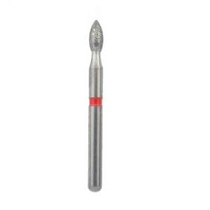Бор алмазный для турбинного наконечника 368-016F (красный) FG (NTI, германия)