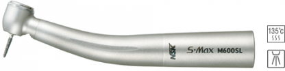 S-Max M600SL - турбинный наконечник со стандартной головкой, с оптикой, четырехточечным спреем и керамическими подшипниками, подключение к переходнику Sirona (NSK, Япония)