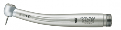 PANA-MAX TU B2 - турбинный наконечник с увеличенной головкой, без оптики, с одноканальным спреем и керамическими подшипниками, прямое подключение к шлангам Borden