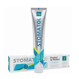 Зубная паста Stomatol «Calcium» укрепление и реминерализация эмали, 100г