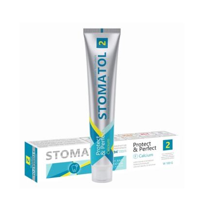 STOMATOL Calcium Зубная паста профилактическая укрепление и реминерализация эмали