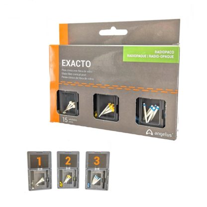 Штифты стекловолоконные конические набор Exacto Kit