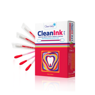 Индикатор зубного налета и кариеса CleanInk для детей и взрослых, 20 шт Clean-baby