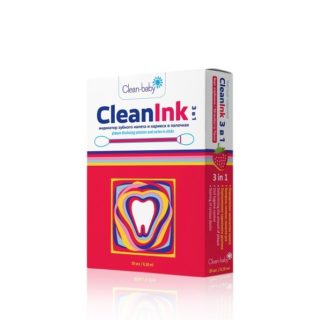 Индикатор зубного налета и кариеса CleanInk для детей и взрослых, 20 шт Clean-baby